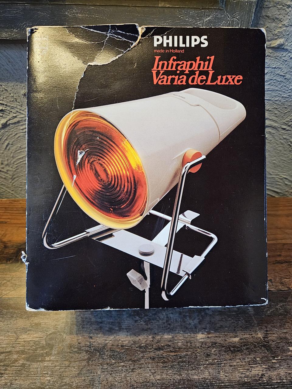 Vintage zgan philips Infraphil Varia de Luxe Infraroodlamp