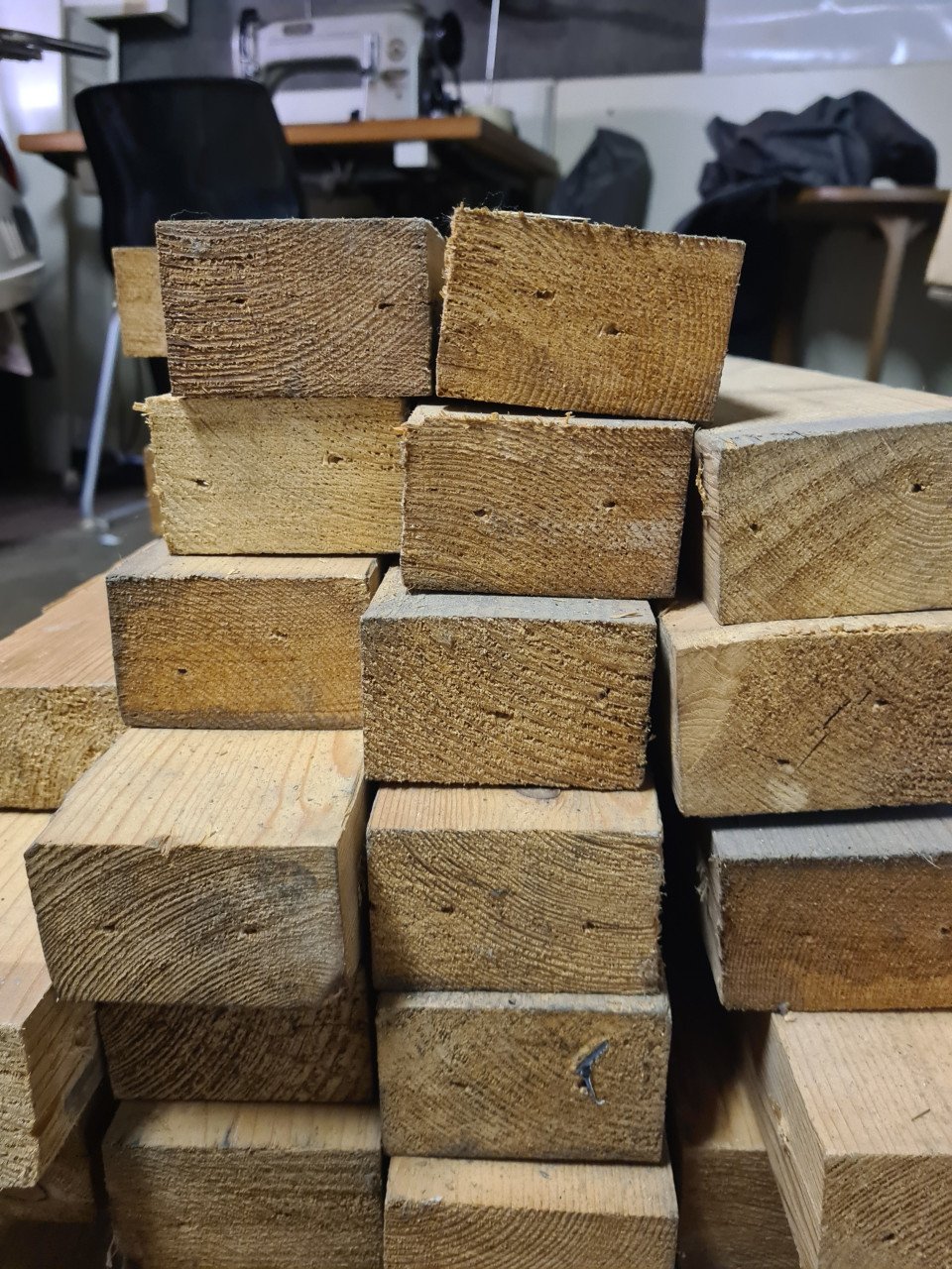 Bundel hout 70 x 40 mm