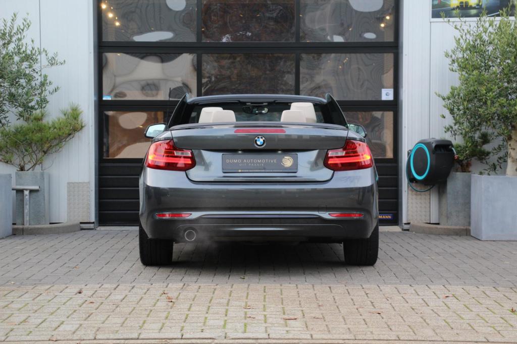 BMW 2-serie cabrio 218i sportline - leder - navi - led - pdc - stoel verw -