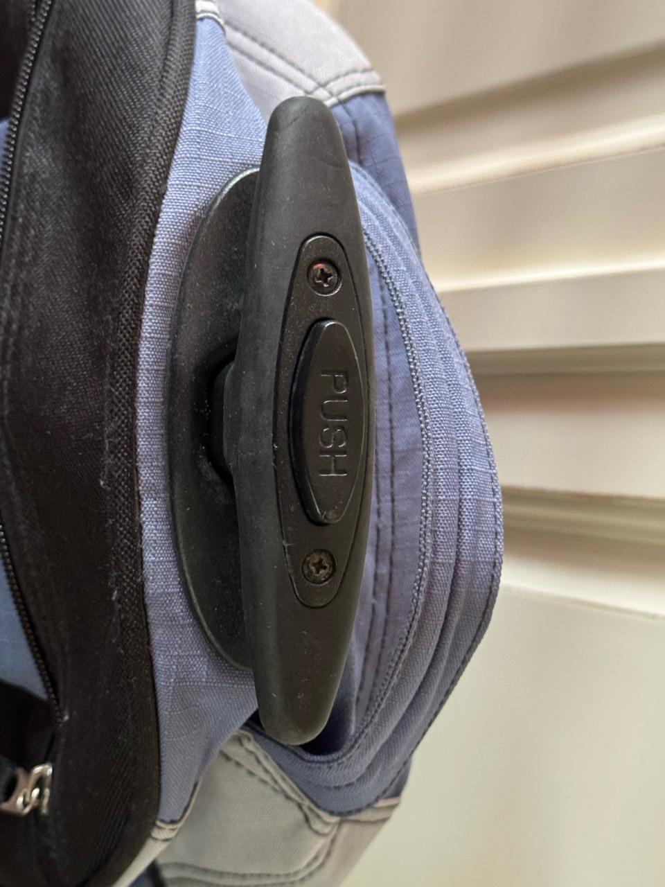 Dunlop rugzak-trolley met uitschuifbare handgreep en wielen