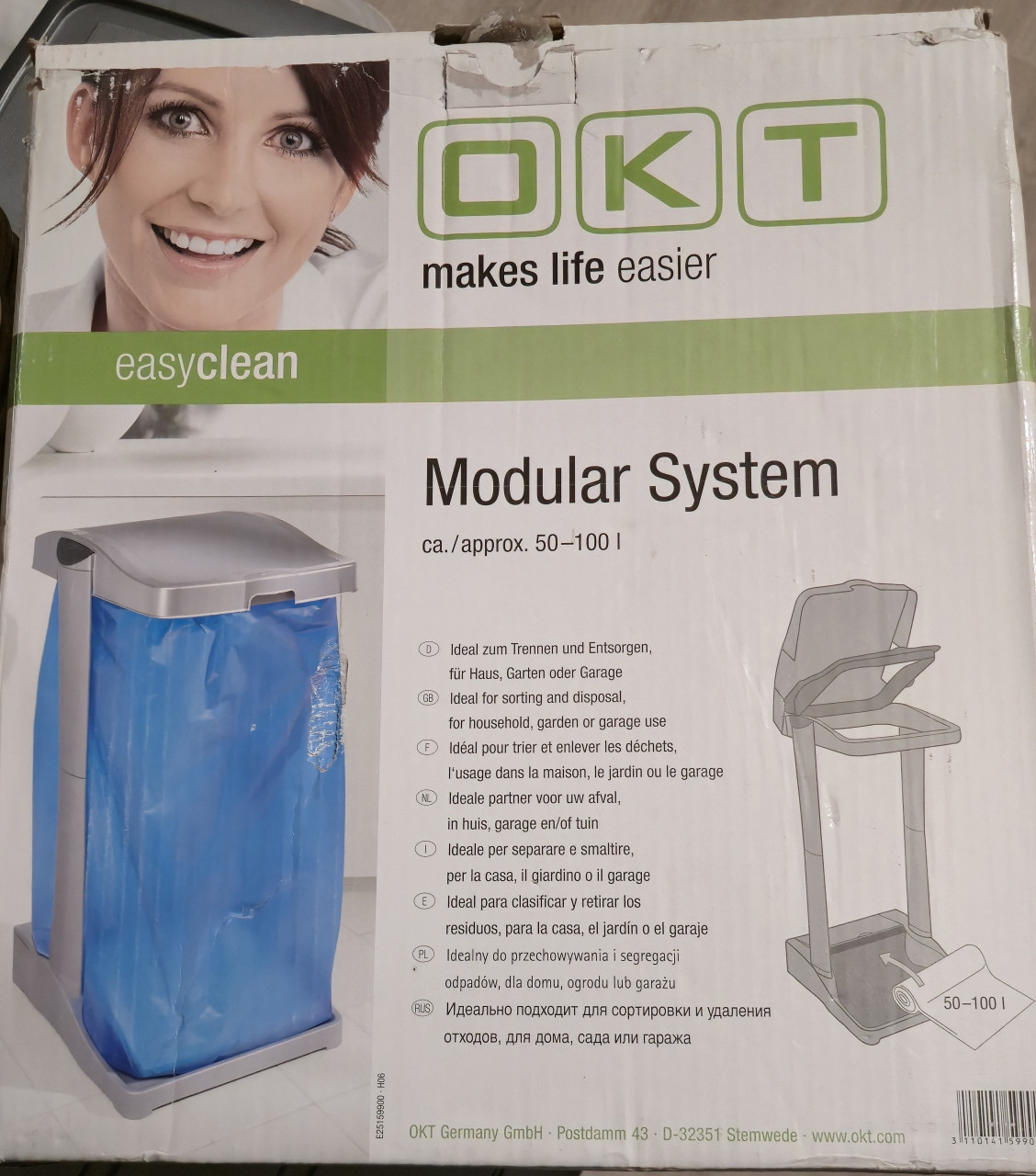 Camping houder vuilnis