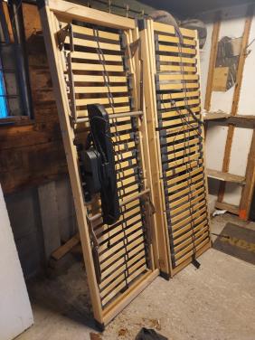 Gratis2x elektrische lattenbodems 70x197