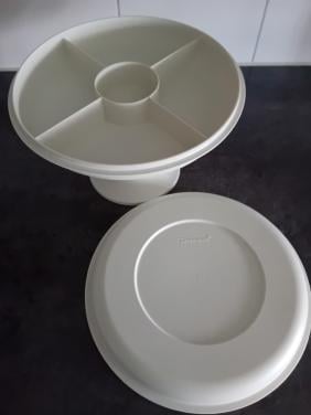 Nieuwe Tupperware snackschaal