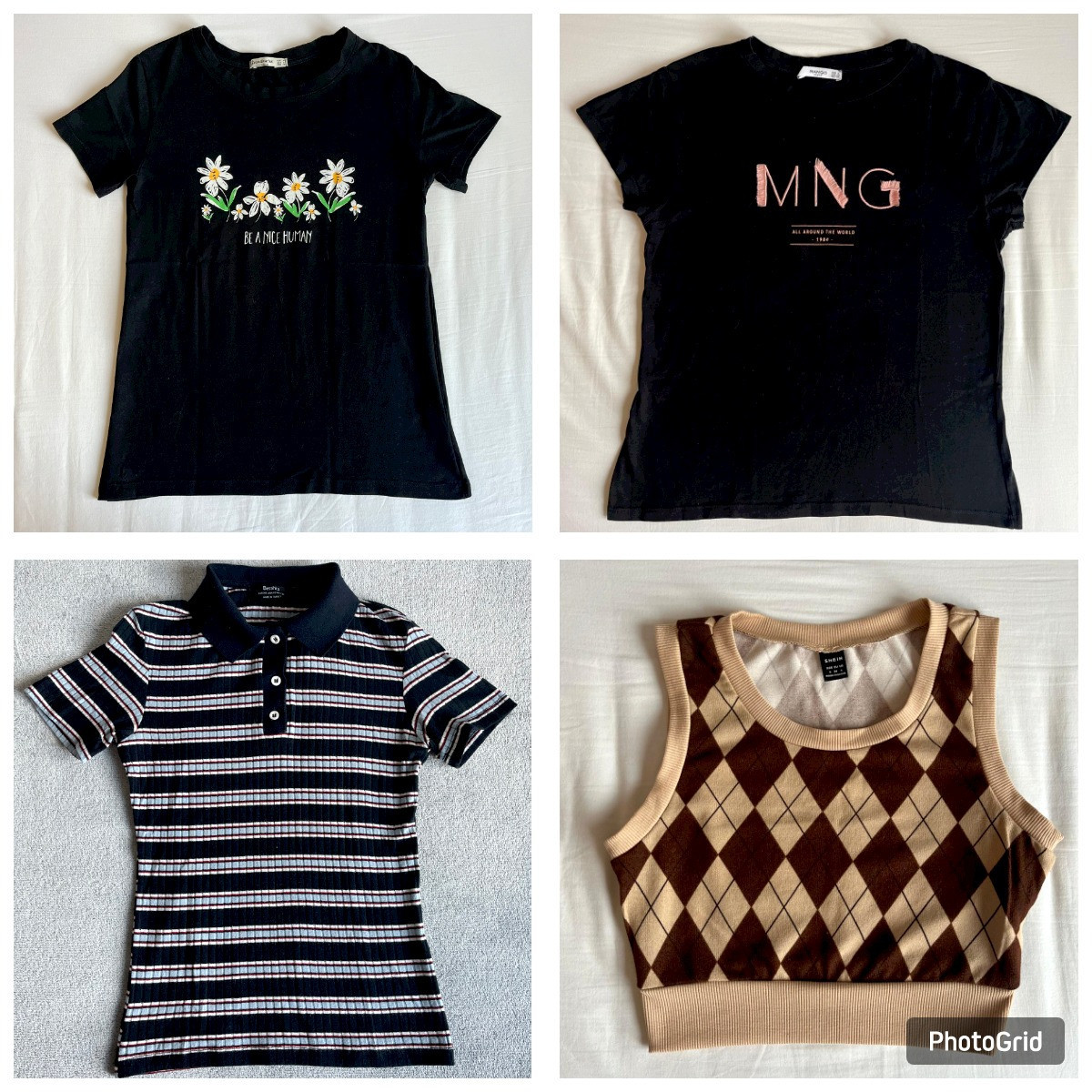 Kleding pakket t-shirts maat XS/S
