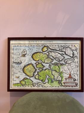 Antieke Landkaart van Zeeland - Caerte van Zeelant