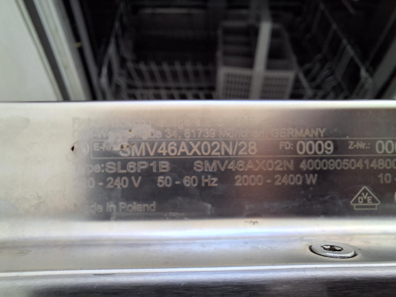 Bosch inbouw vaatwasser