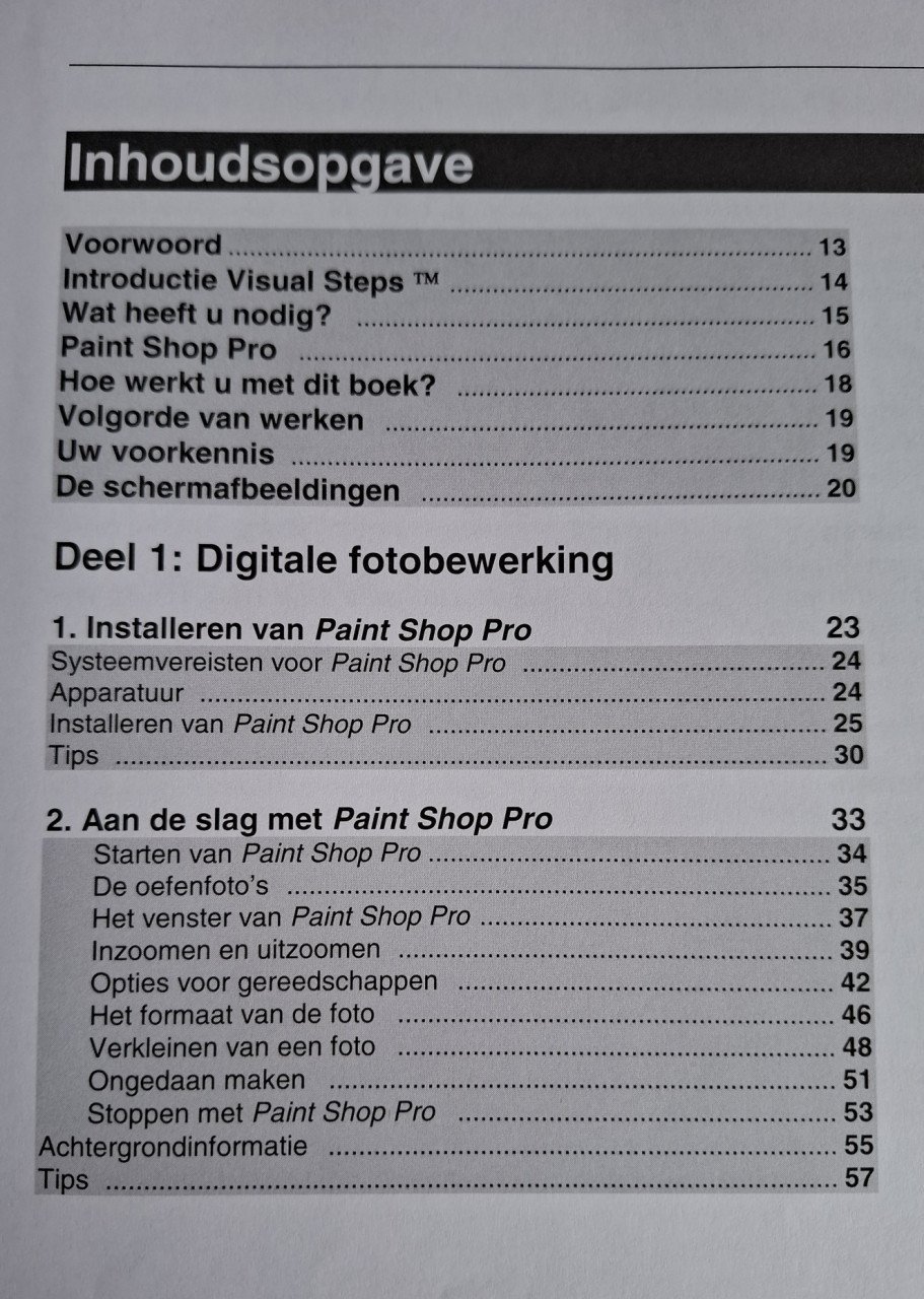Digitale fotografie en fotobewerking