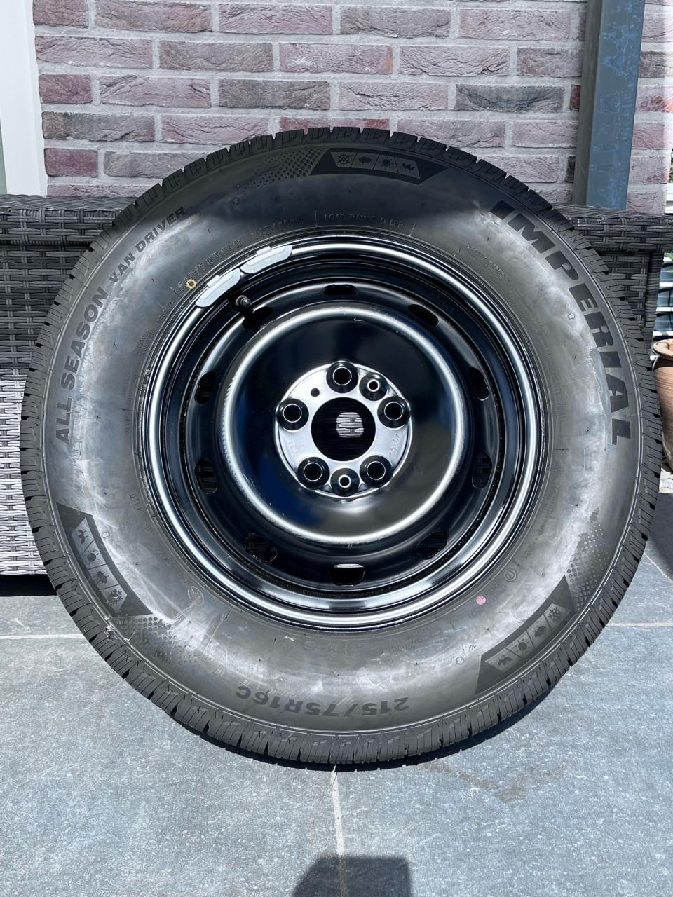 Camper reservewiel met band 16"  NIEUW!!