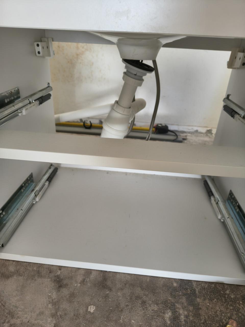 Badkamermeubel met spiegel 60 cm breed