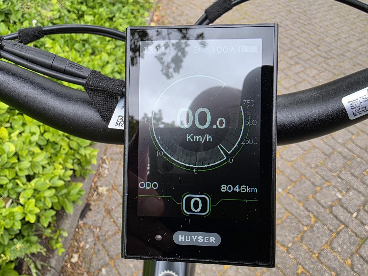 Schitterende Huyser elektrische heren fiets met 630wh accu
