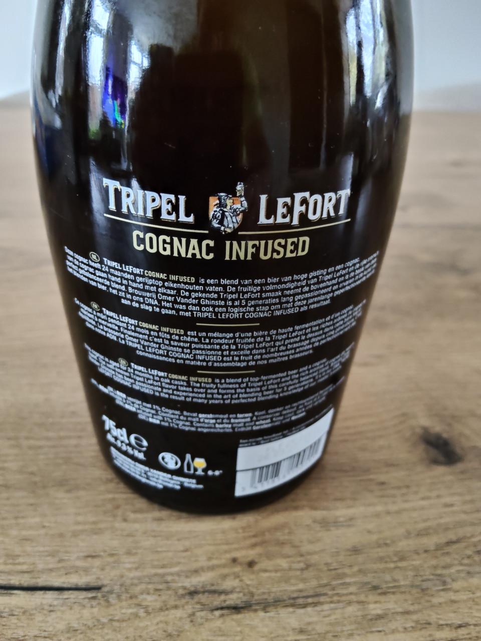 Tripel LeFort cognac infused 75cl