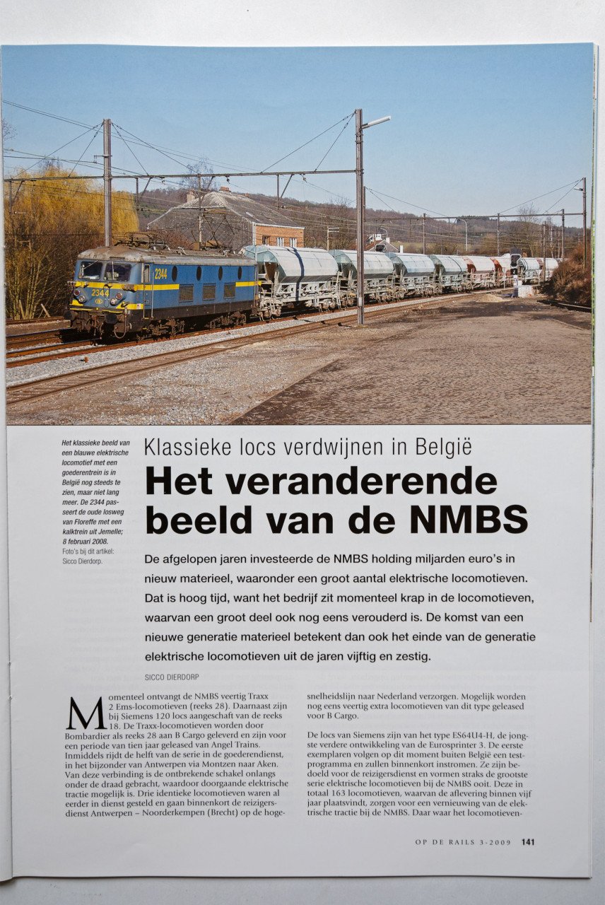 Treinentijdschrift "Op de Rails"