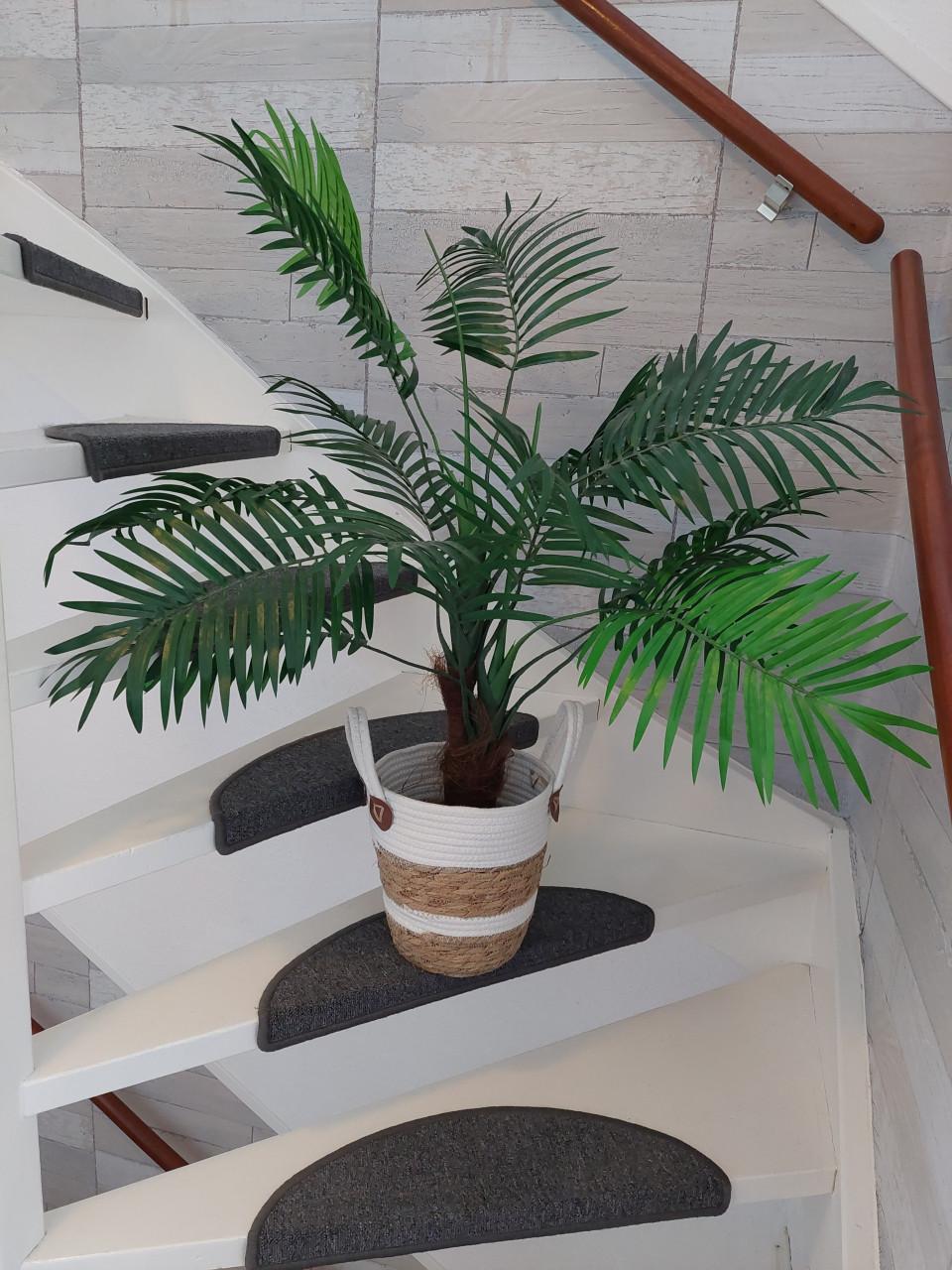 Grote kunstpalm incl. pot,  mooie kwaliteit zgan