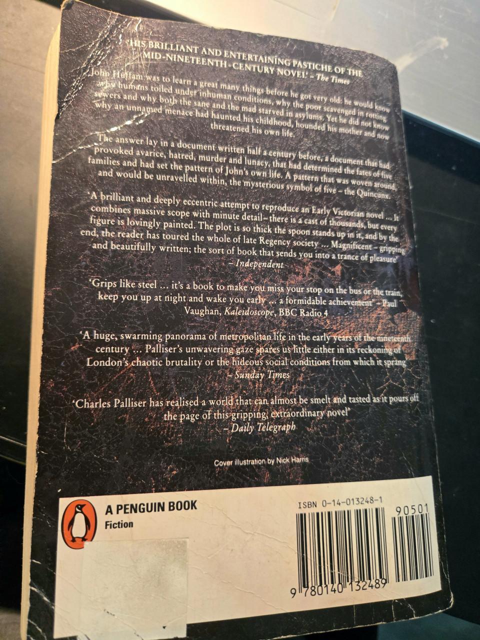 Boek "The Quincunx: The Inheritance of John Huffam" 1990