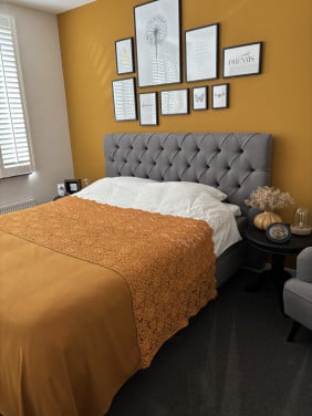Boxspring 2-persoons antraciet