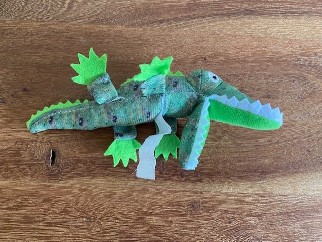 Krokodil vingerpoppetje | uit Krrrrokodil