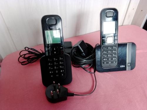 AEG Voxtel telefoon D550 twinset zwart