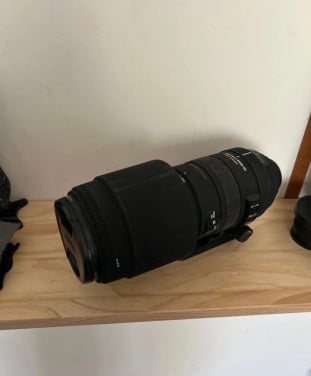 Sigma DG 150-500 mm 1:5-6.3 APO HSM lens, optical stabilizer.
