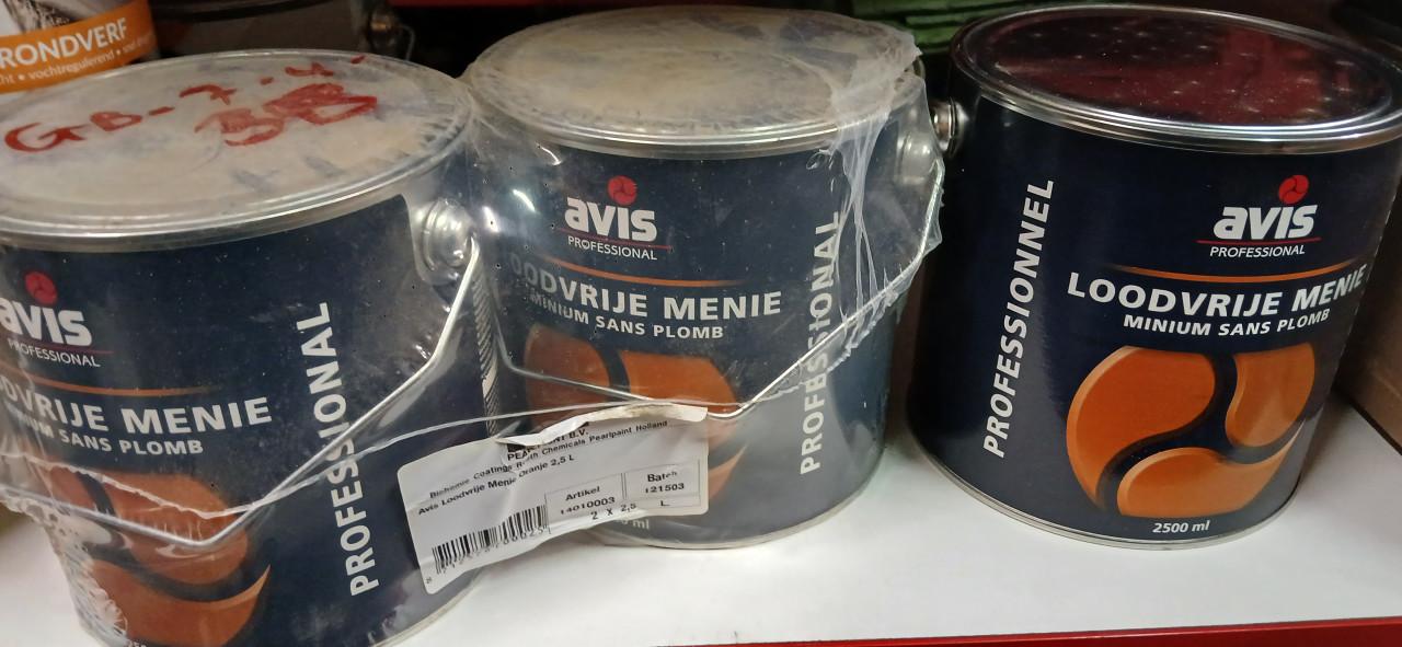 Avis loodvrije menie 3x2.5ltr