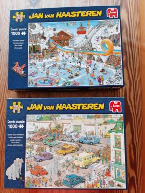 2   JAN VAN HAASTEREN PUZZELS - DE WINTERSPELEN - JUMBO GAAT WINKELEN