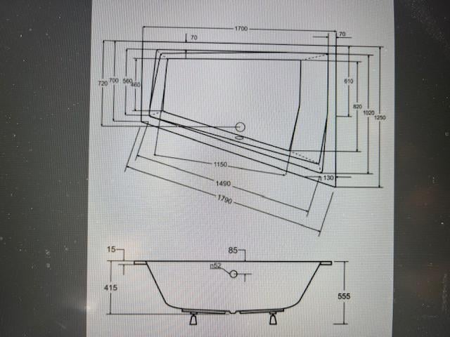 2 persoons hoekligbad
