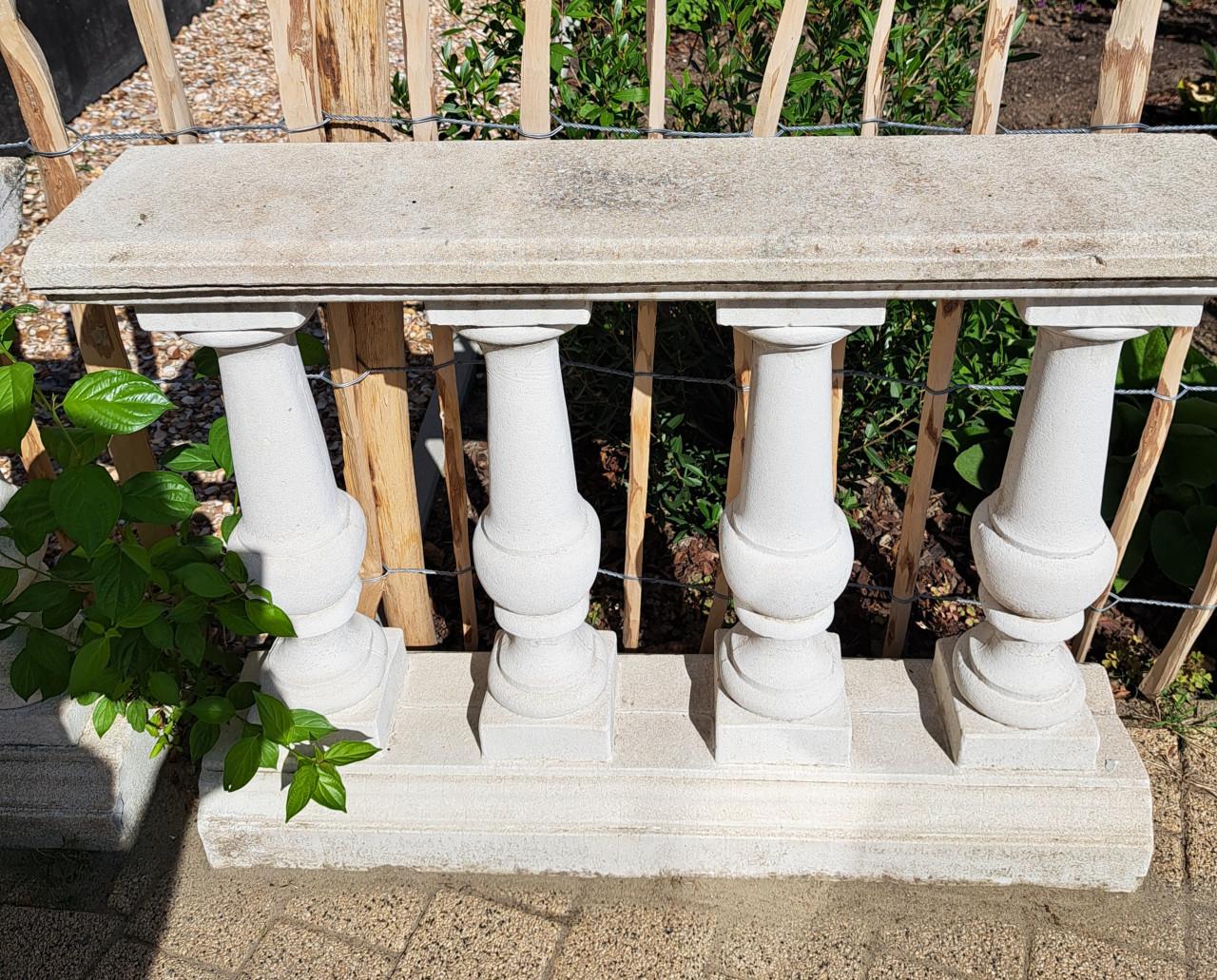 Betonnen balustrade