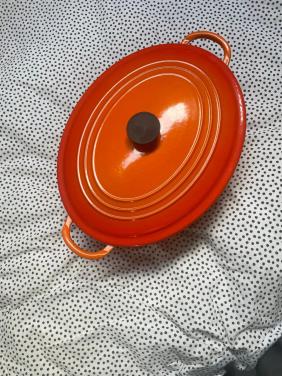 Le Creuset pan rood