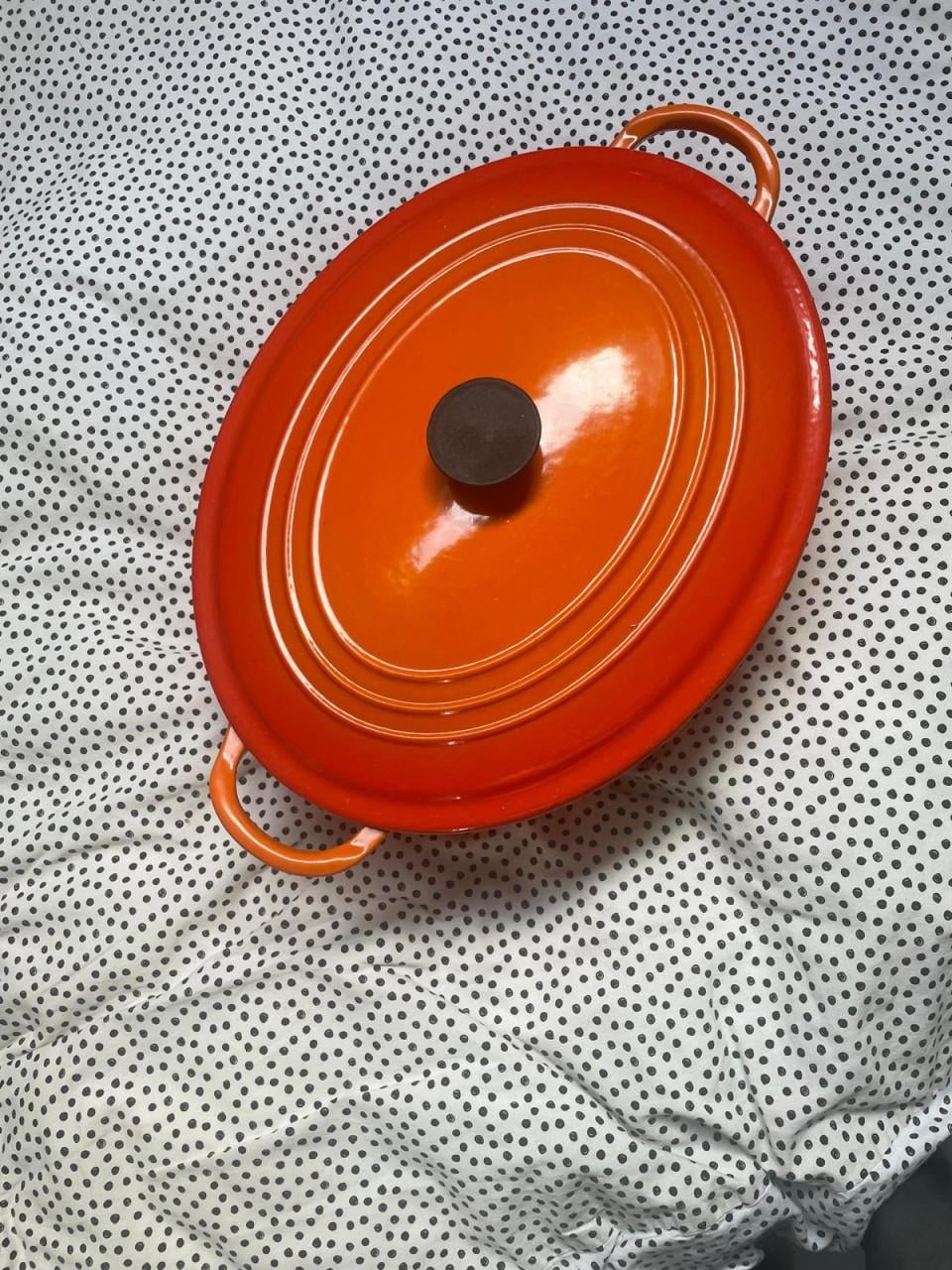 Le Creuset pan rood