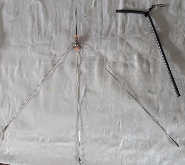 Kippepoot onderlijn met of zonder verzwaring .