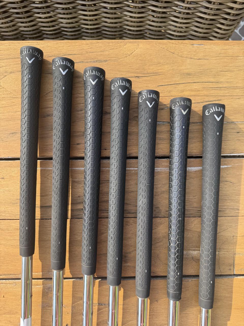 Complete Callaway golfset met verlegde shafts (incl. tas)