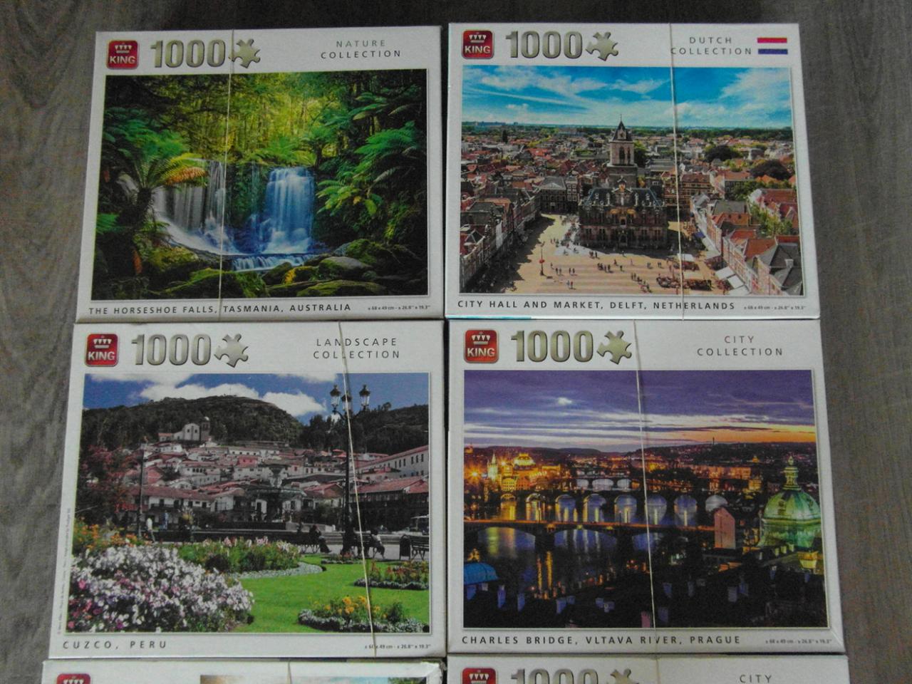8 King puzzels 1000 stukjes.