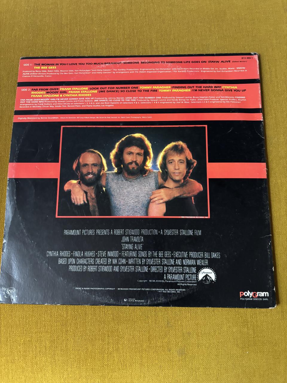 Staying Alive Soundtrack Vinyl
