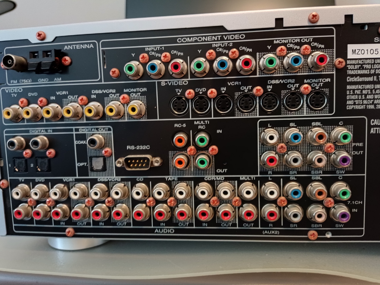 Marantz SR5500 Dolby Digital Surround Receiver