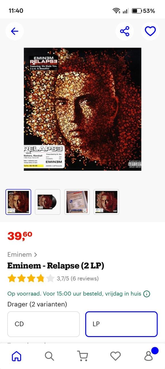 Eminem relapse lp