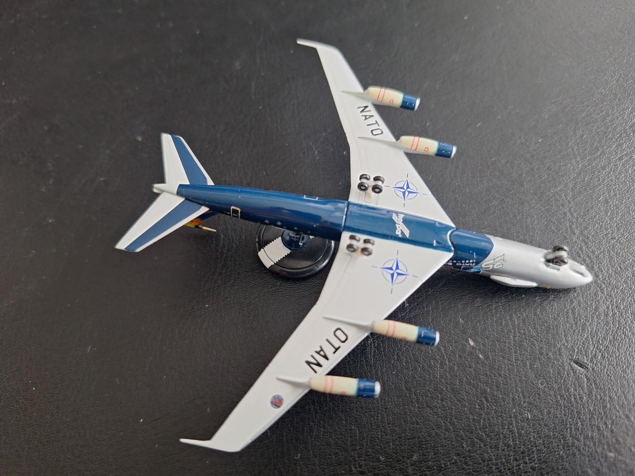 Diecast model NATO E-3A AWACS, 1:500