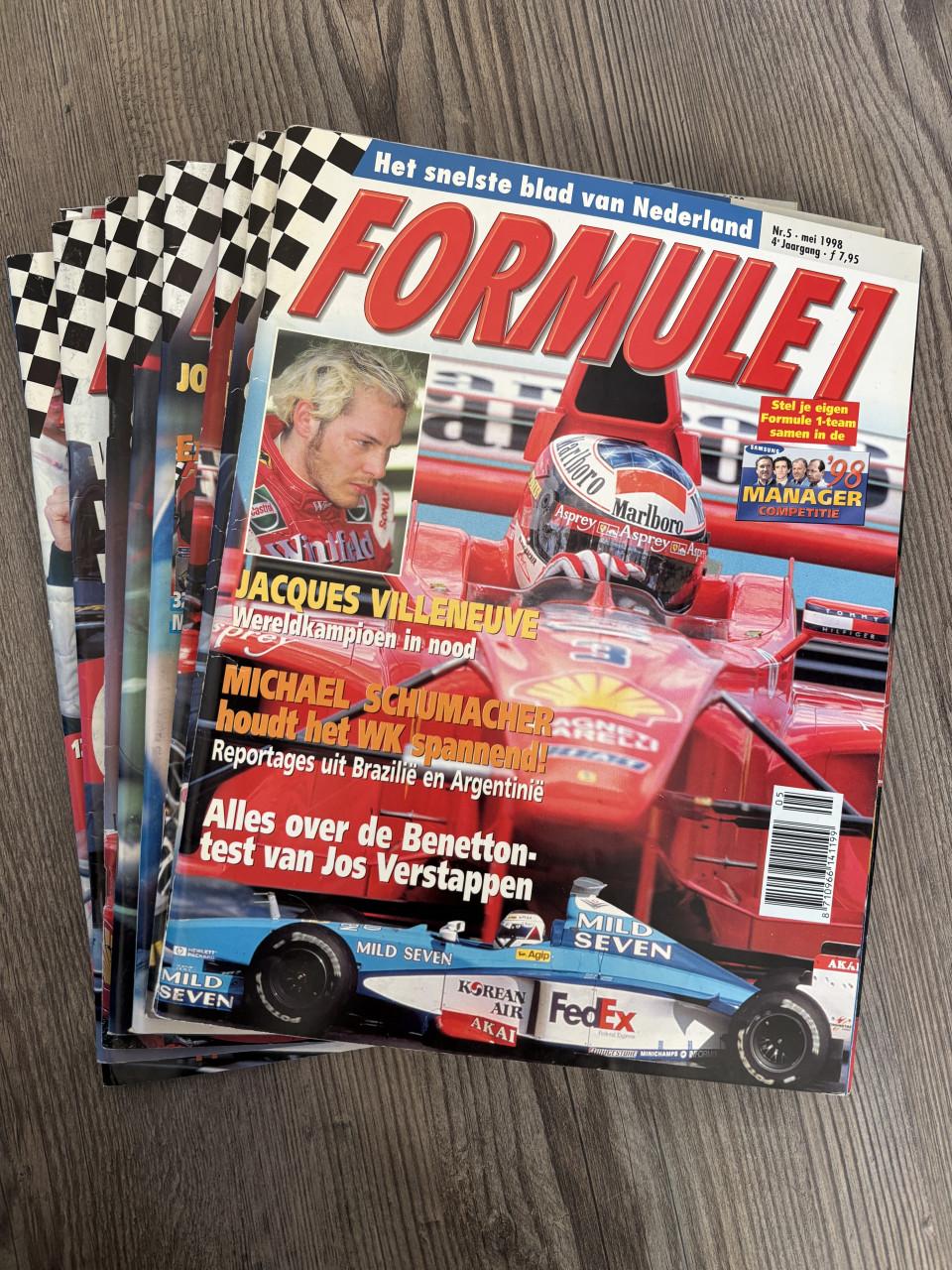 Formule 1 tijdschriften