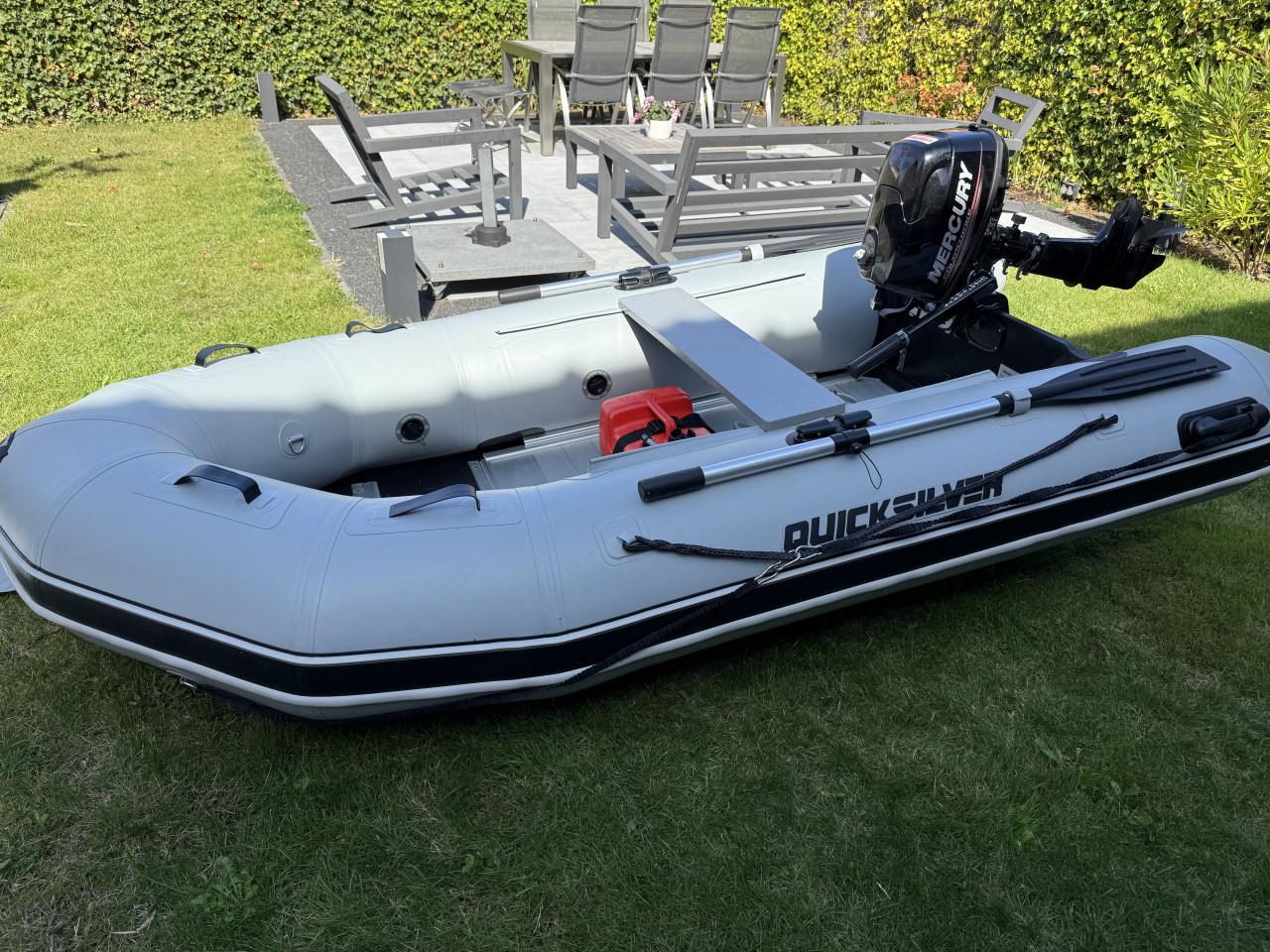 Quicksilver Sport 300 met Mercury 6PK buitenboormotor en veel extra's