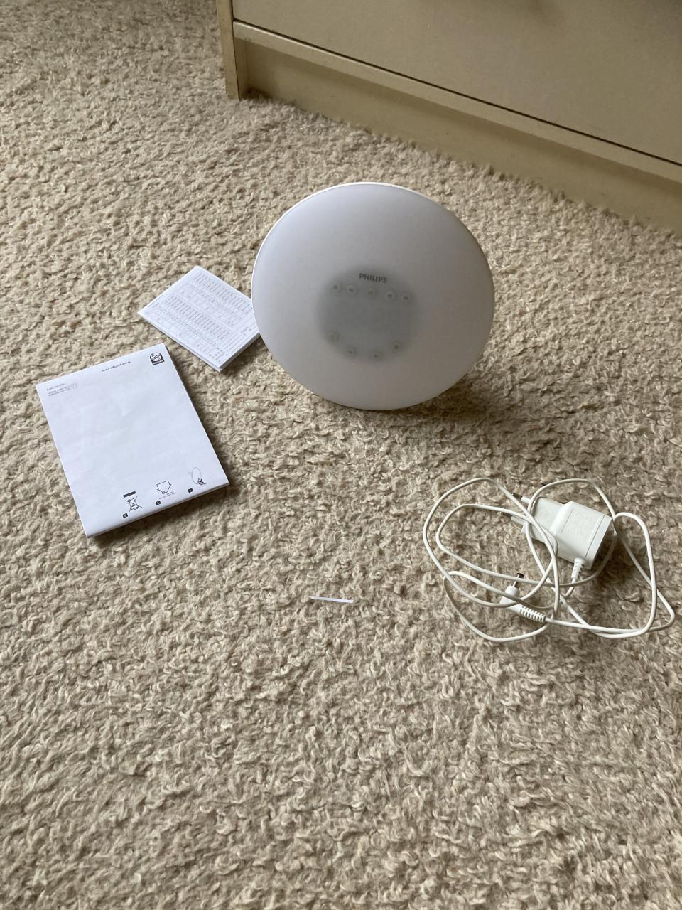 Philips wekker met wakker worden lamp type: HF3505/01