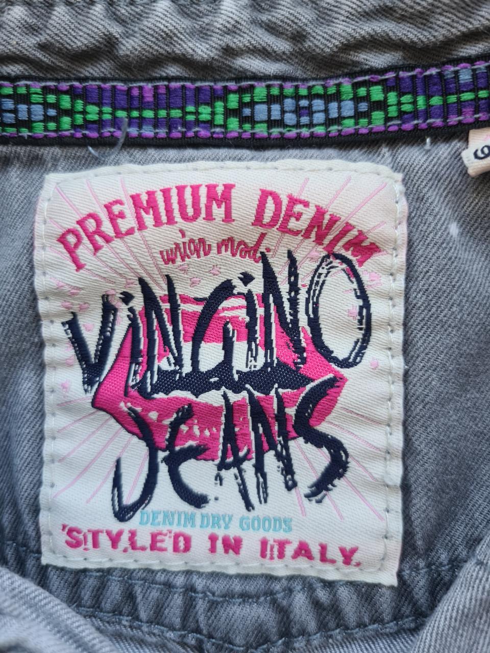 Vingino grijs spijkerstof jurkje  Maat 134-140