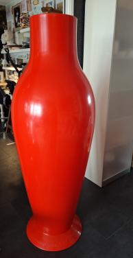 Vaas Philippe Starck (Kartell) Misses Flower Power, rood, 164 cm hoog