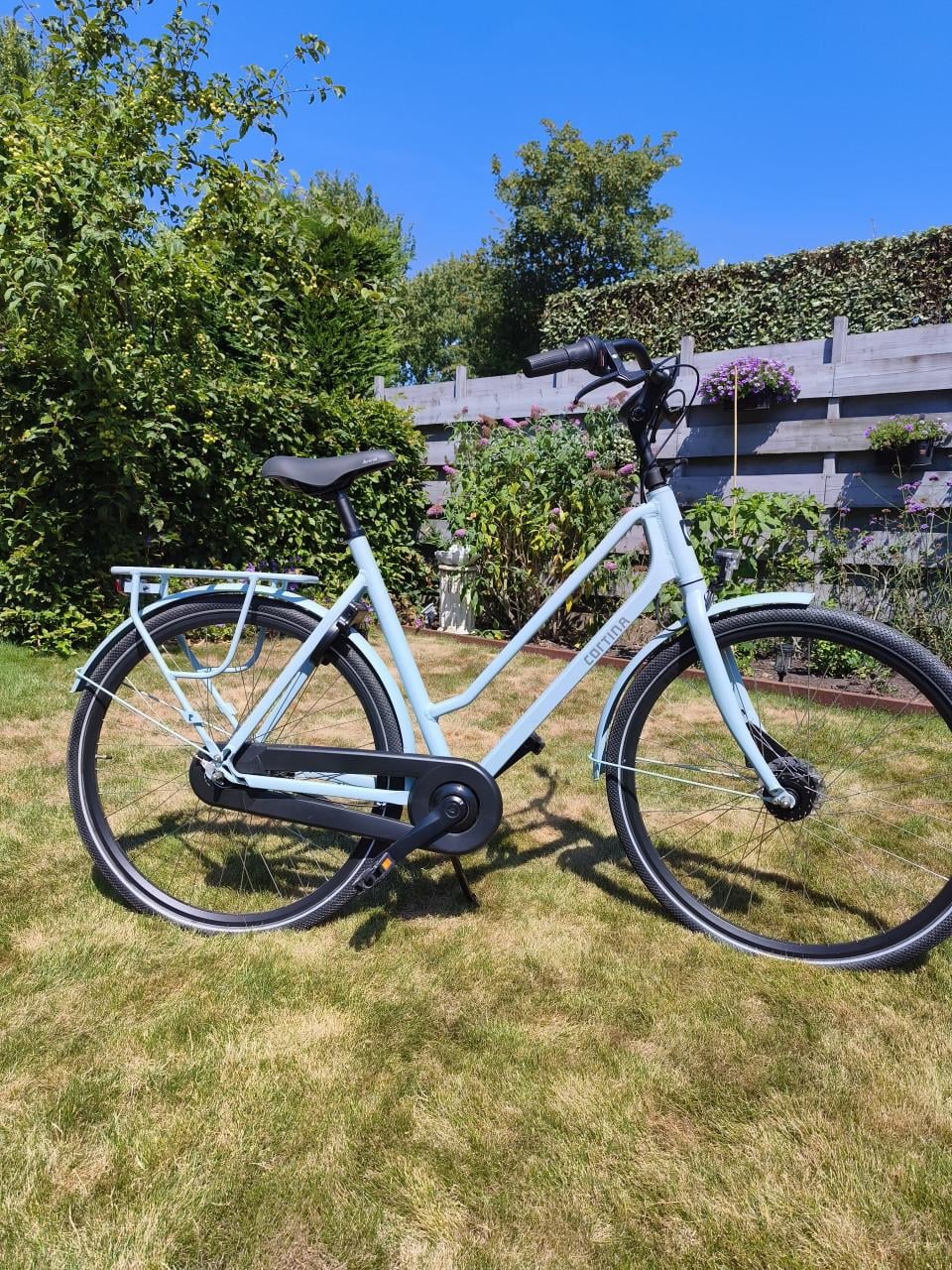 Cortina foss damesfiets modeljaar 2025 lichtblauw