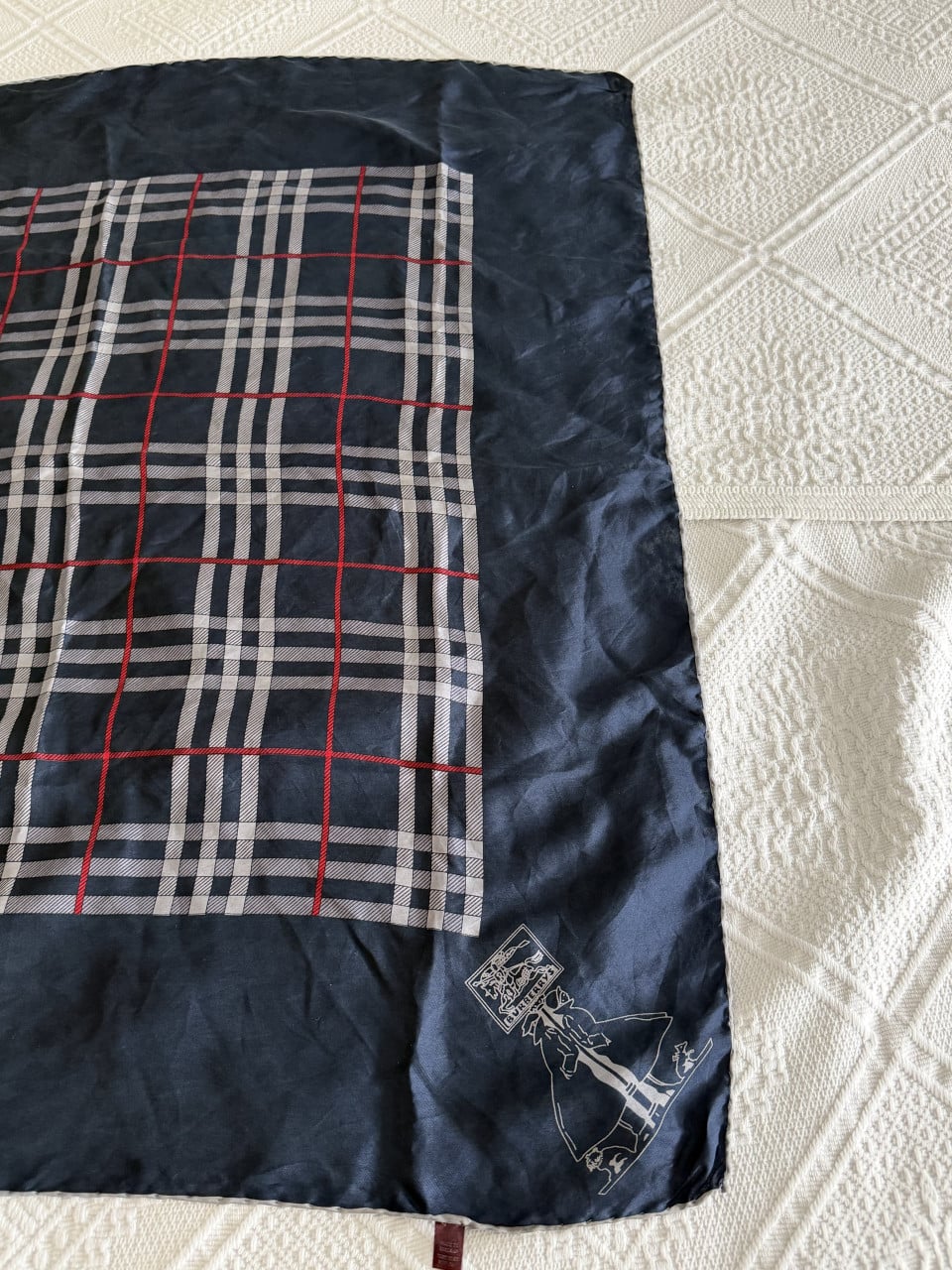Burberry’s zijde sjaal 73x73