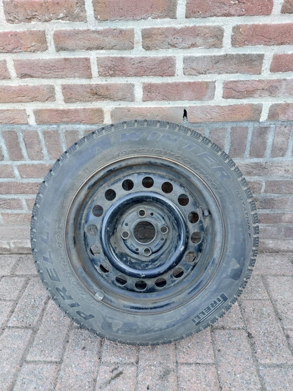 Winterbanden op stalen velg 4x
