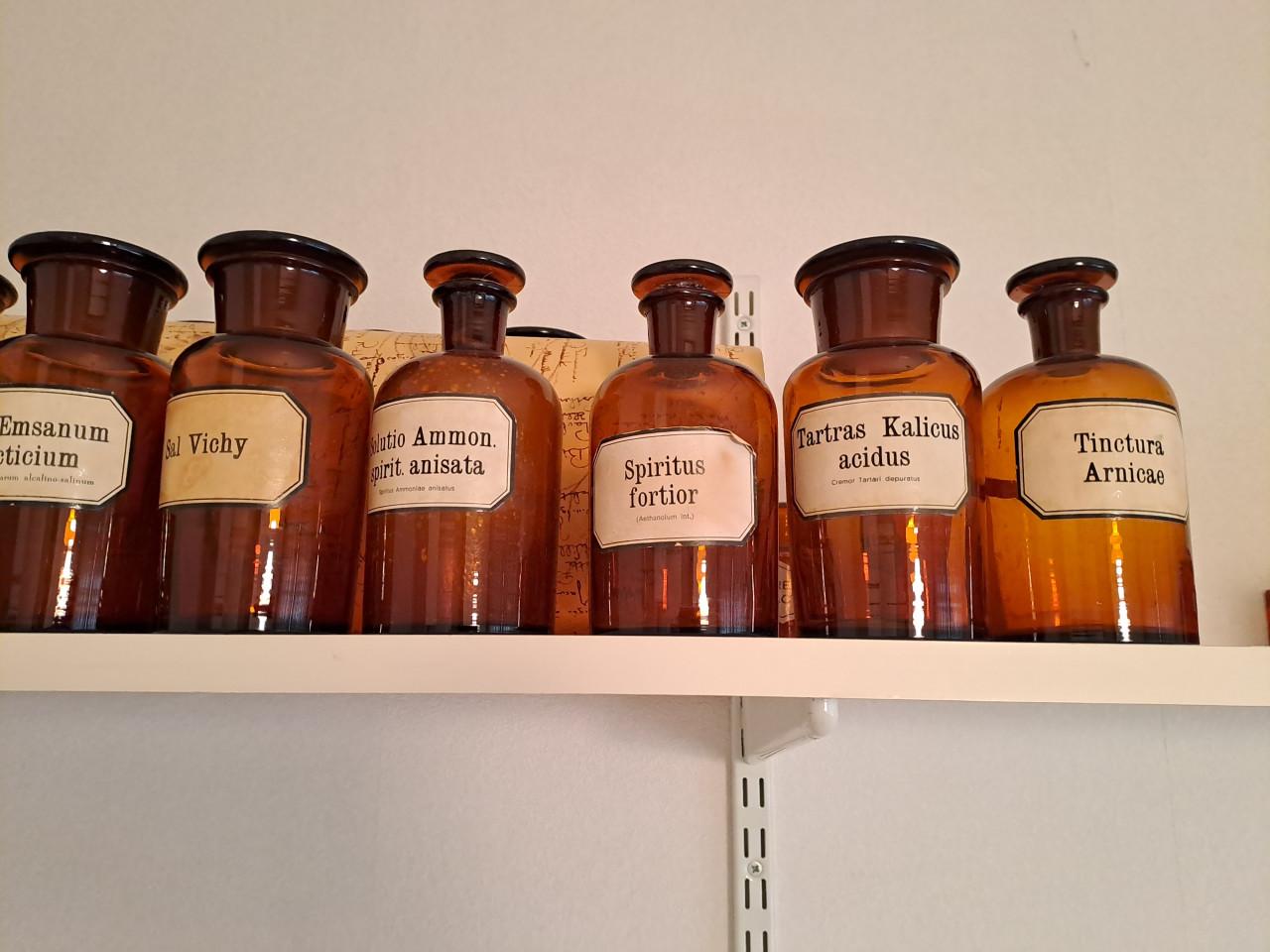 Apothekers standflessen