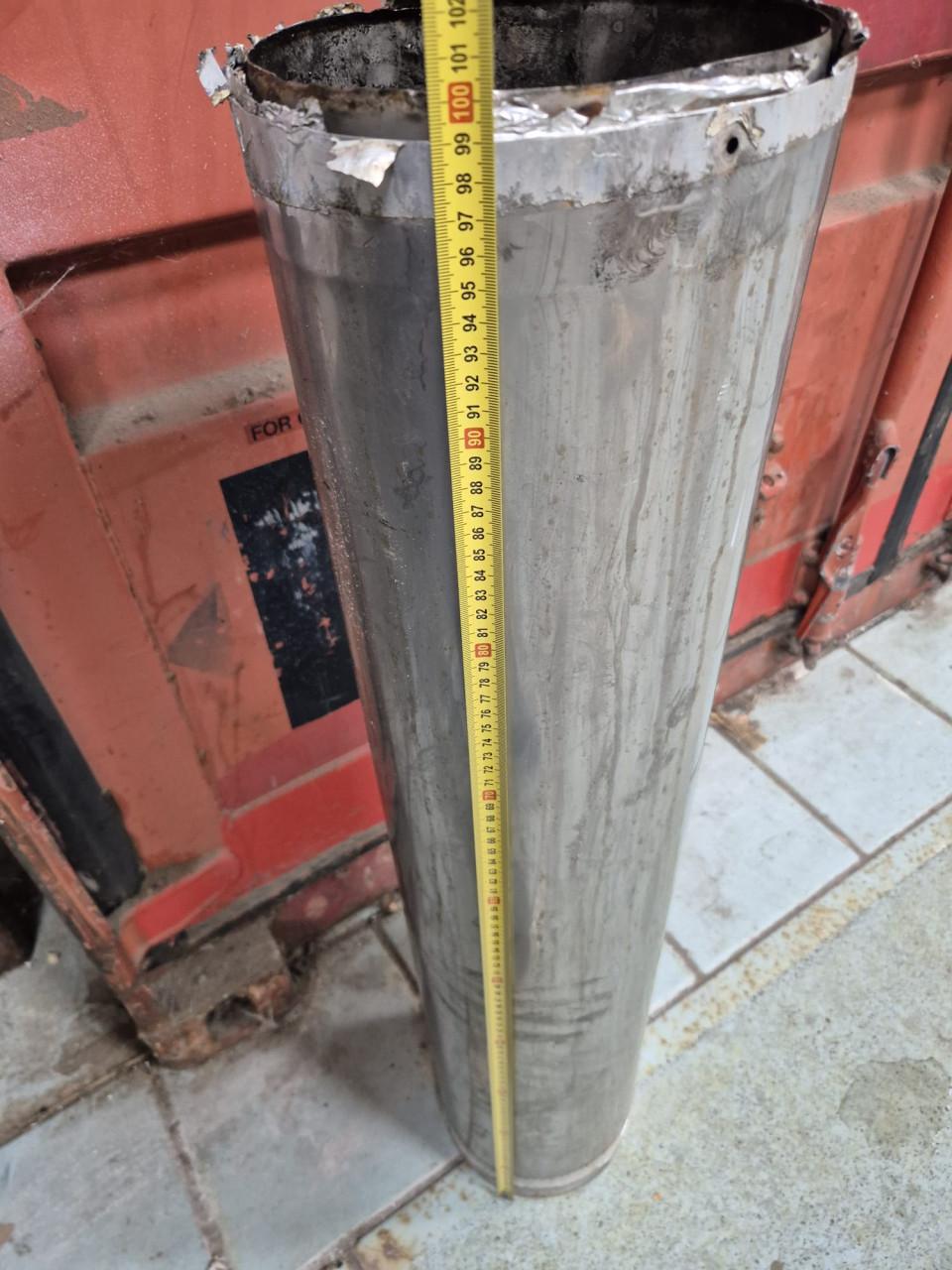 Dubbelwandige kachel pijp