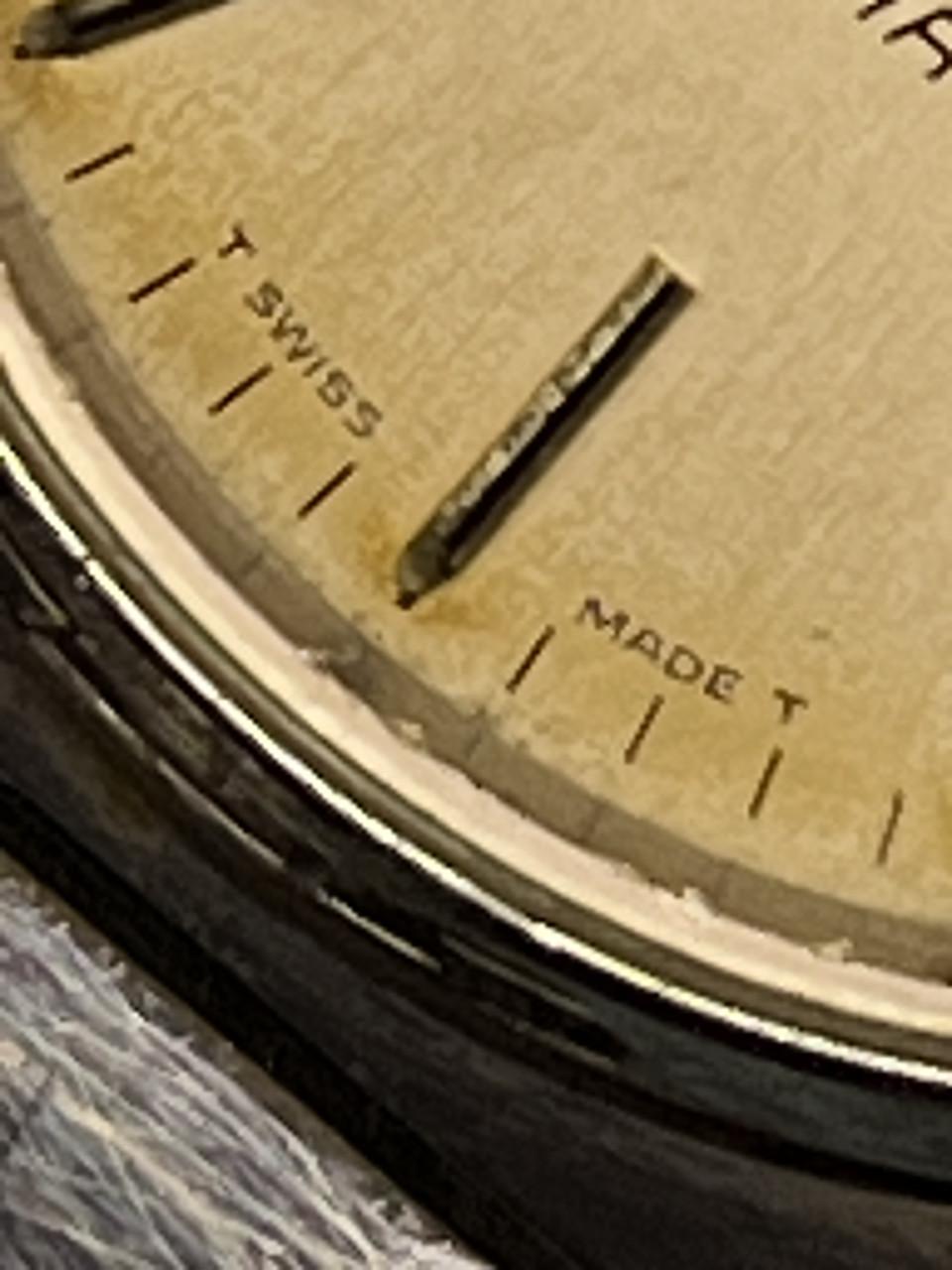 MARTI heren horloge met datum swiss made Moet nieuwe batterij in