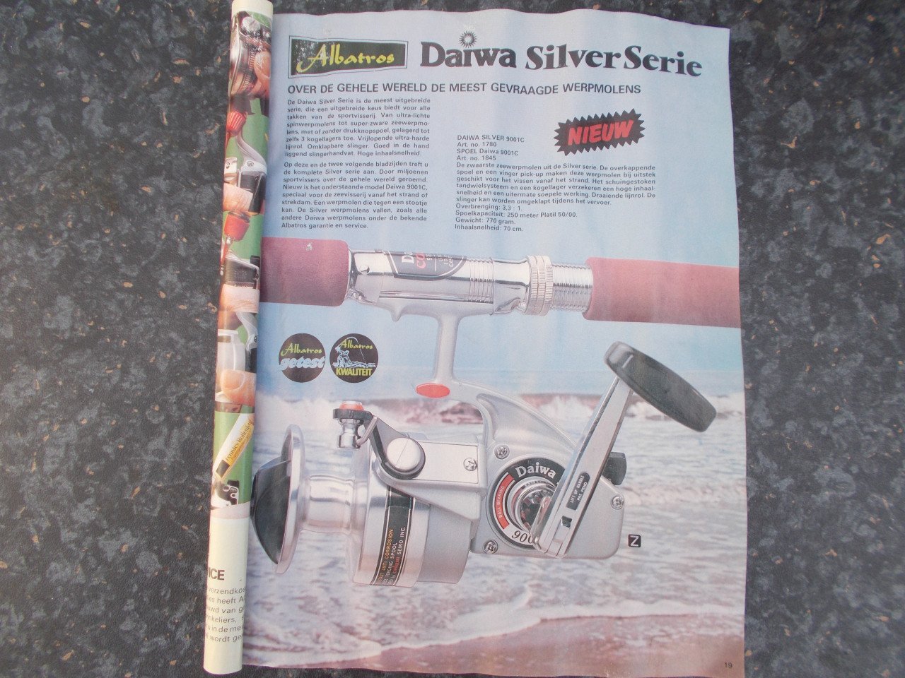 DAIWA 9001C zeemolen  Made in Japan
