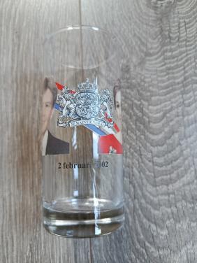 Glas Bruiloft Willem-Alexander en Maxima