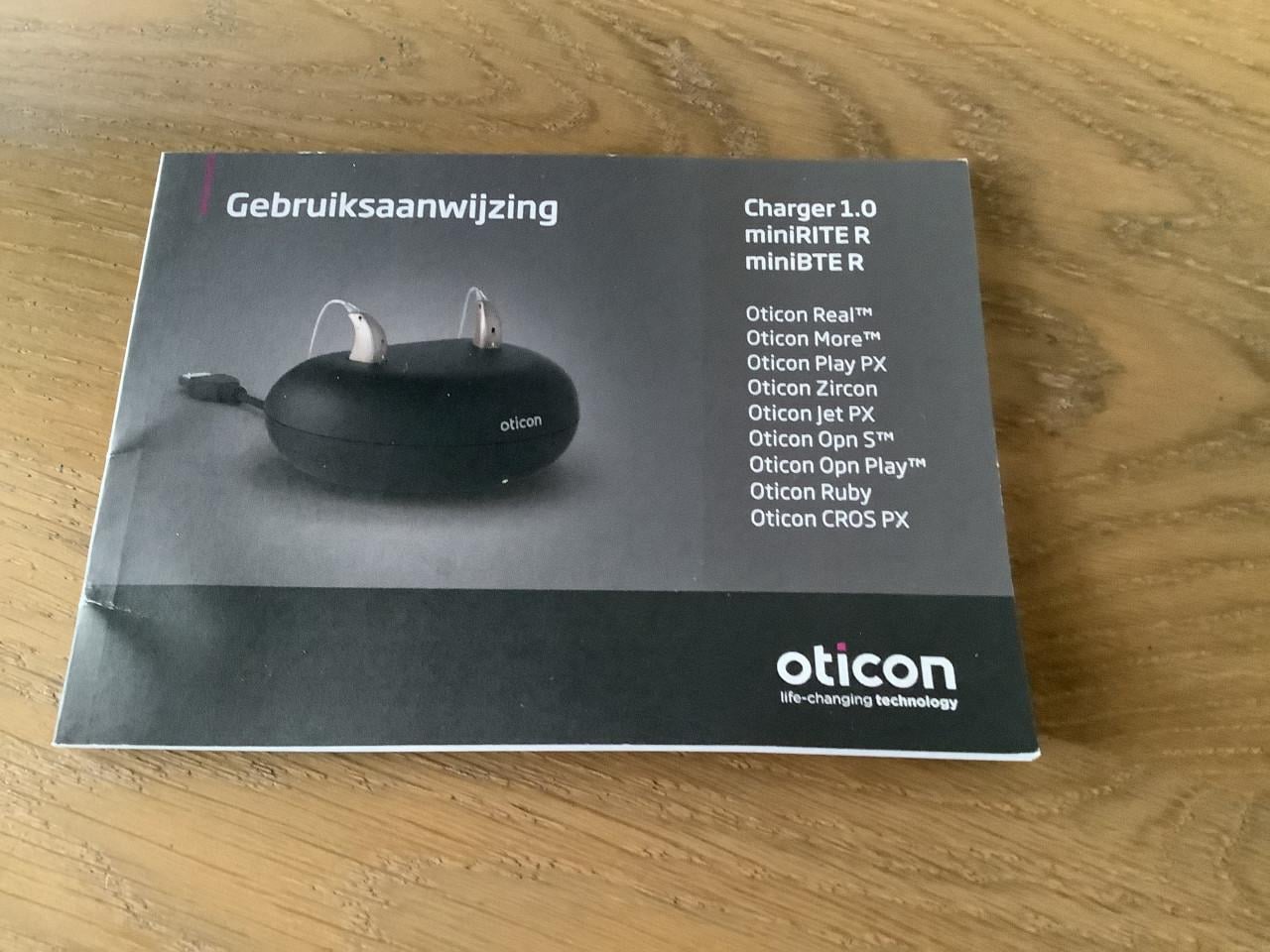 Oplader gehoorapparaat