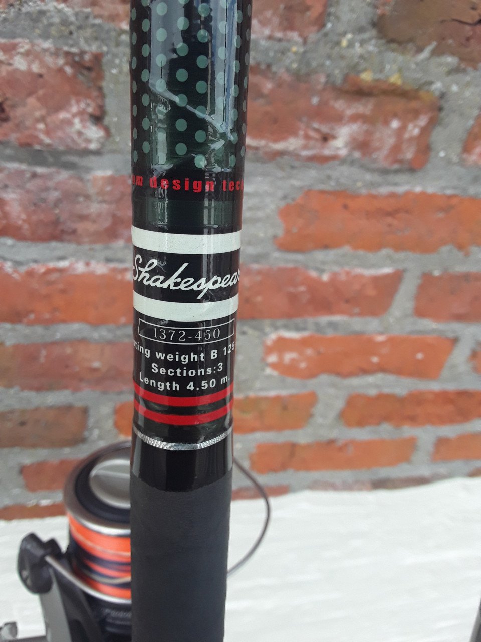 Te koop een mooie shakespeare hengel en molen